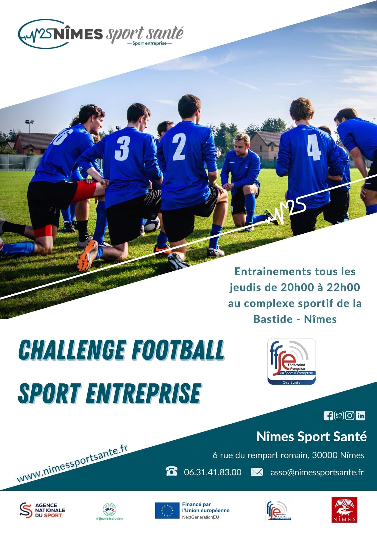Challenge football Affiche challenge foot SE 2022 2023